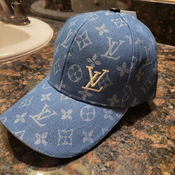 Louis Vuitton Denim Blue Monogram Hat - Picture 3 of 10